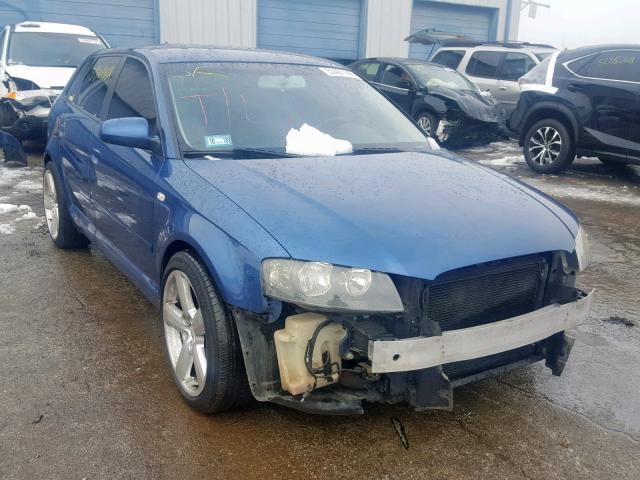 WAUMF68P76A000906 - 2006 AUDI A3 2.0 SPO BLUE photo 1