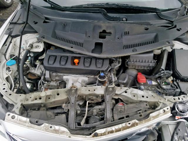 19VDE1F76DE020157 - 2013 ACURA ILX 20 TEC WHITE photo 7