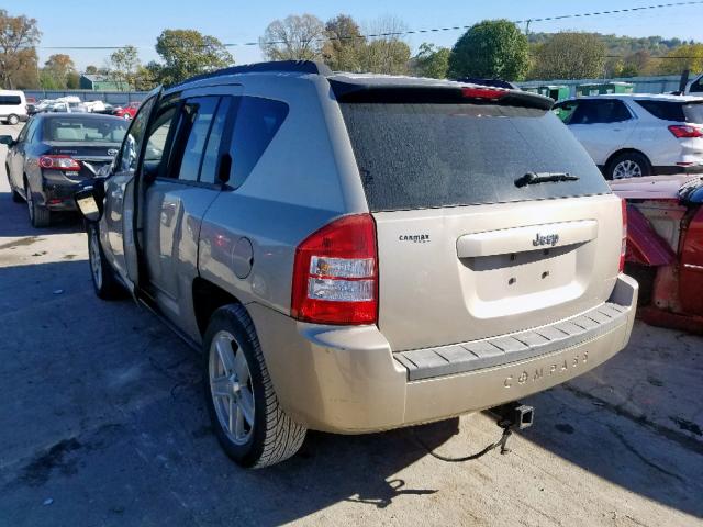 1J4NT4FA0AD506498 - 2010 JEEP COMPASS SP GOLD photo 3