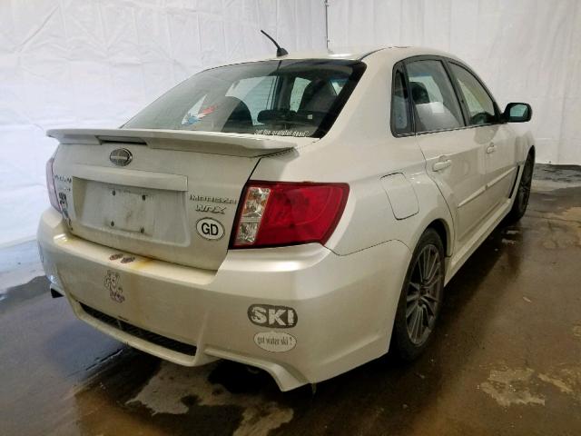 JF1GV7F65DG004682 - 2013 SUBARU IMPREZA WR WHITE photo 4