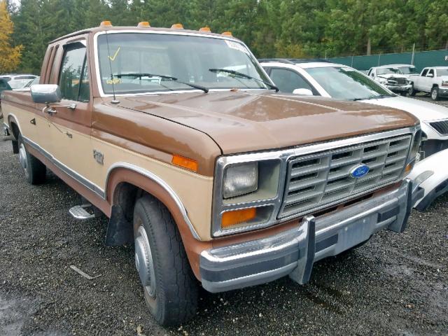 1FTHX2510GKB66996 - 1986 FORD F250 BROWN photo 1