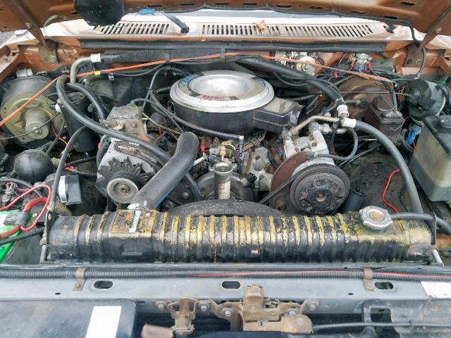 1FTHX2510GKB66996 - 1986 FORD F250 BROWN photo 7