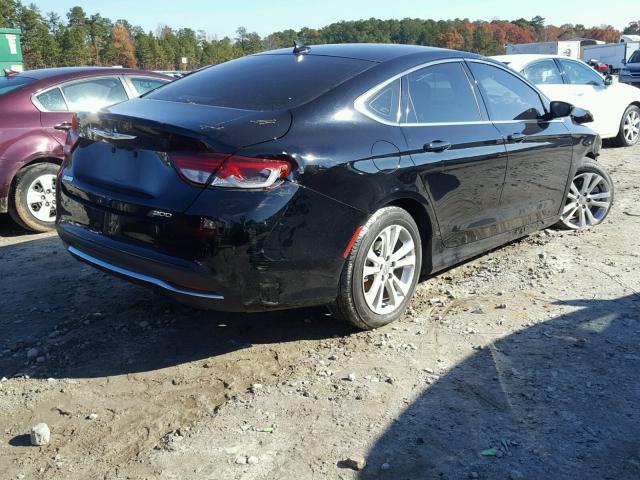 1C3CCCAB0HN511667 - 2017 CHRYSLER 200 LIMITE BLACK photo 4