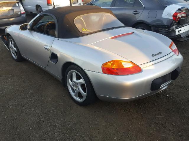 WP0CA2984YU622927 - 2000 PORSCHE BOXSTER GRAY photo 3