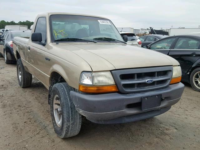 1FTYR10V9YPB17959 - 2000 FORD RANGER GOLD photo 1