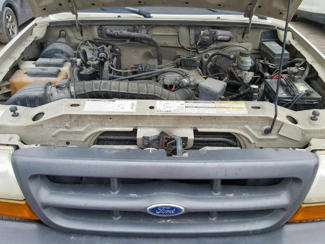 1FTYR10V9YPB17959 - 2000 FORD RANGER GOLD photo 7