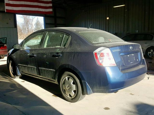 3N1AB61E19L635226 - 2009 NISSAN SENTRA 2.0 BLUE photo 3