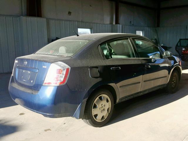 3N1AB61E19L635226 - 2009 NISSAN SENTRA 2.0 BLUE photo 4