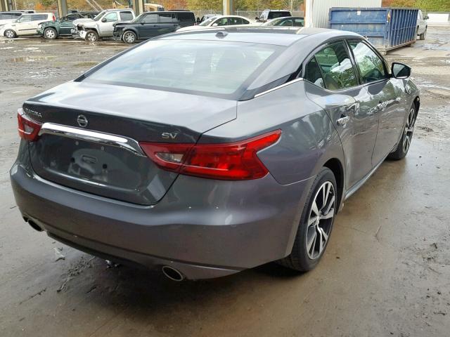 1N4AA6APXJC378381 - 2018 NISSAN MAXIMA 3.5 GRAY photo 4