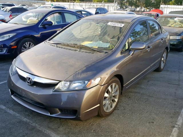 2HGFA1F98AH545154 - 2010 HONDA CIVIC EXL 棕色 照片 2