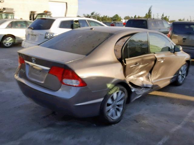 2HGFA1F98AH545154 - 2010 HONDA CIVIC EXL 棕色 照片 4
