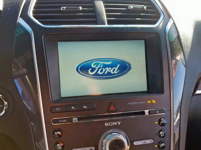 1FM5K7FH3GGA70174 - 2016 FORD EXPLORER L BLACK photo 9