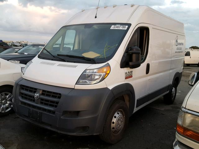 3C6TRVCG6GE119625 - 2016 RAM PROMASTER 烧焦的 照片 2
