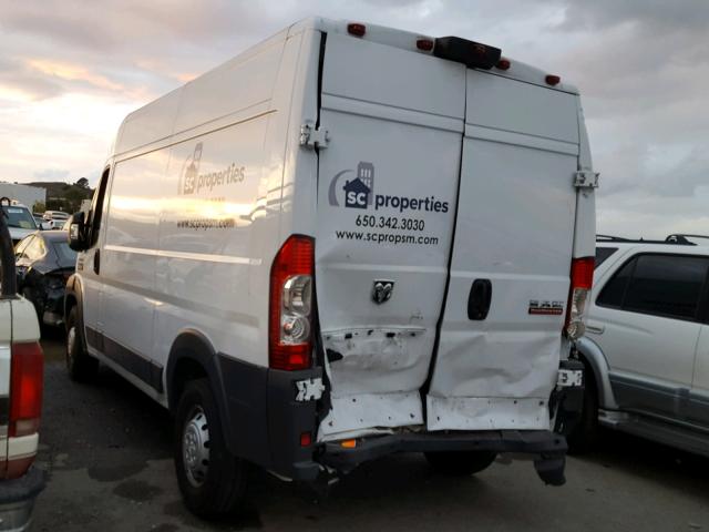 3C6TRVCG6GE119625 - 2016 RAM PROMASTER 烧焦的 照片 3