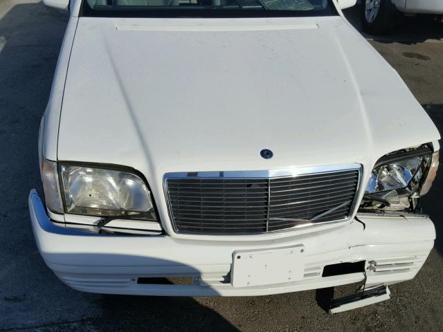 WDBGA43G6WA381267 - 1998 MERCEDES-BENZ S 420 WHITE photo 7