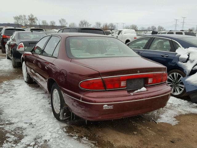 2G4WS52J1Y1260023 - 2000 BUICK CENTURY CU MAROON photo 3