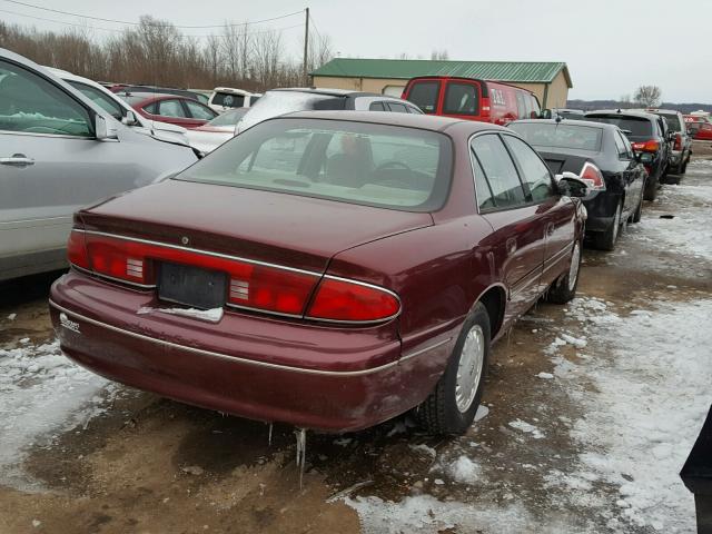 2G4WS52J1Y1260023 - 2000 BUICK CENTURY CU MAROON photo 4