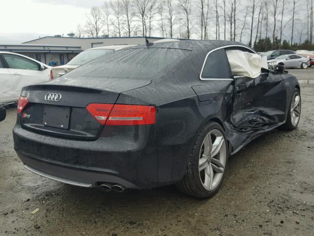 WAUVVAFR1BA043694 - 2011 AUDI S5 PRESTIG BLACK photo 4