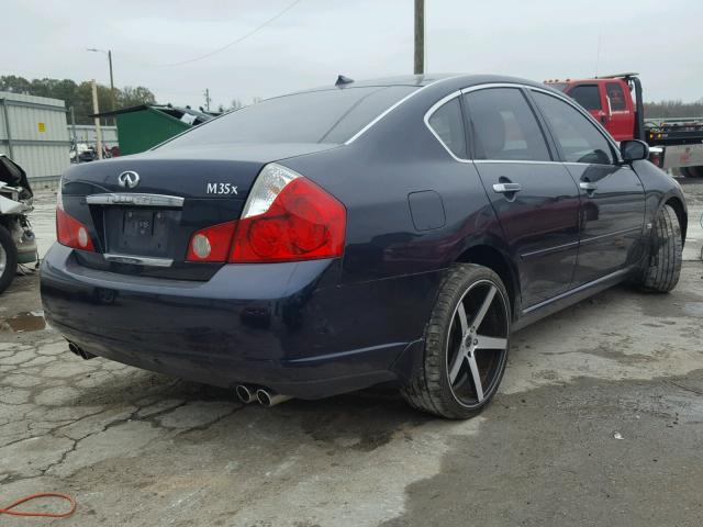 JNKAY01F87M461688 - 2007 INFINITI M35 BASE BLUE photo 4