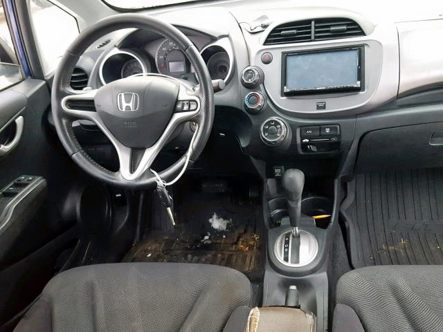 JHMGE88409S026328 - 2009 HONDA FIT SPORT BLUE photo 9