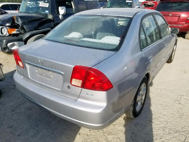 1HGES26732L006152 - 2002 HONDA CIVIC EX SILVER photo 4