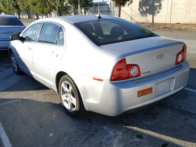 1G1ZA5E01CF379272 - 2012 CHEVROLET MALIBU LS 银色 照片 3