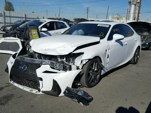 JTHBA1D29H5053963 - 2017 LEXUS IS 200T WHITE photo 2