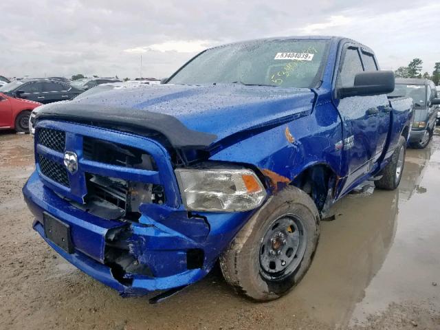 1C6RR6FT3HS655519 - 2017 RAM 1500 ST BLUE photo 2