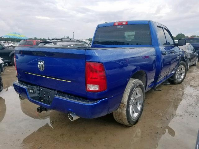 1C6RR6FT3HS655519 - 2017 RAM 1500 ST BLUE photo 4