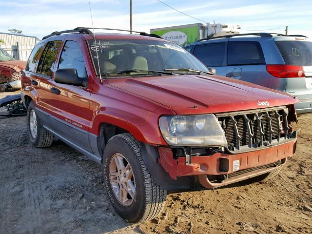 1J4GX48S13C547993 - 2003 JEEP GRAND CHER BURGUNDY photo 1