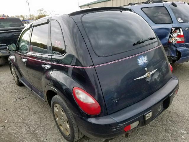 3A4FY58B76T279720 - 2006 CHRYSLER PT CRUISER BLACK photo 3