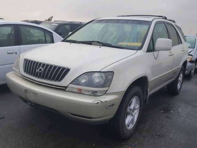 JT6GF10UXY0054625 - 2000 LEXUS RX 300 WHITE photo 2