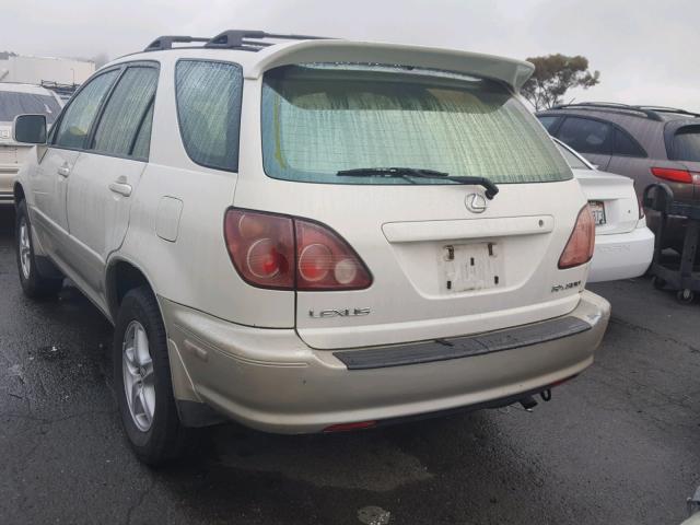 JT6GF10UXY0054625 - 2000 LEXUS RX 300 WHITE photo 3