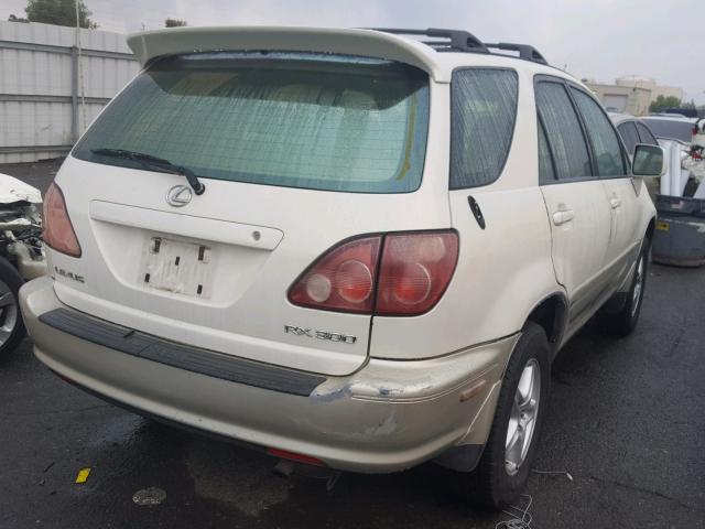 JT6GF10UXY0054625 - 2000 LEXUS RX 300 WHITE photo 4