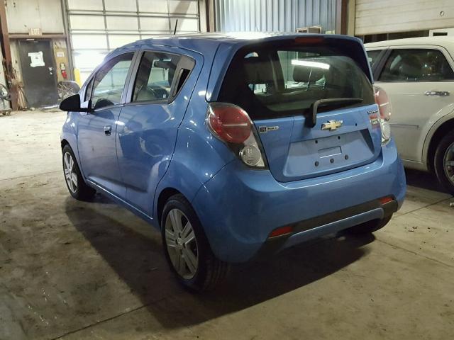 KL8CA6S98FC740436 - 2015 CHEVROLET SPARK LS BLUE photo 3