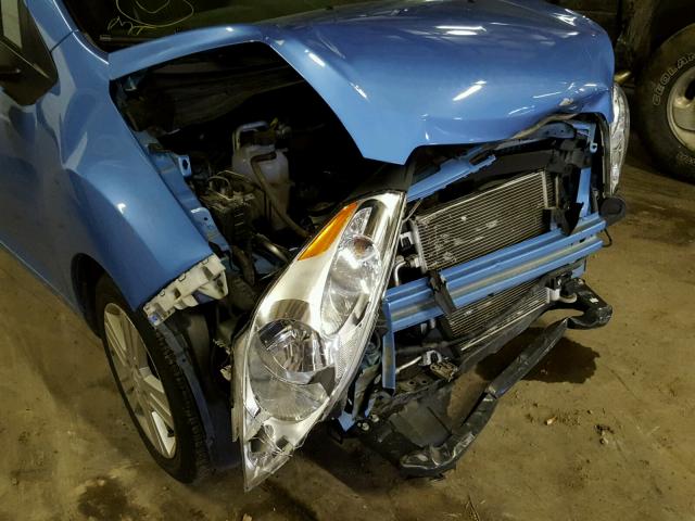 KL8CA6S98FC740436 - 2015 CHEVROLET SPARK LS BLUE photo 9