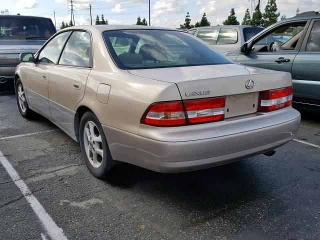 JT8BF28G1Y0241337 - 2000 LEXUS ES 300 GOLD photo 3