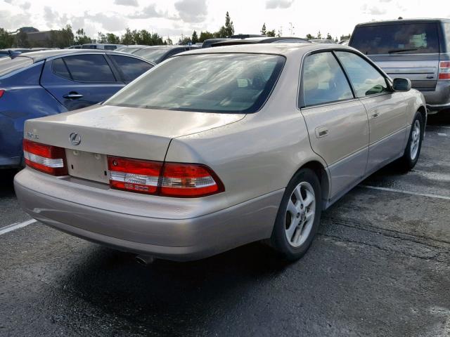 JT8BF28G1Y0241337 - 2000 LEXUS ES 300 GOLD photo 4