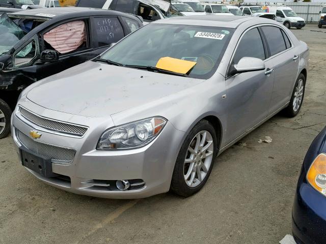 1G1ZK577784168376 - 2008 CHEVROLET MALIBU LTZ 银色 照片 2