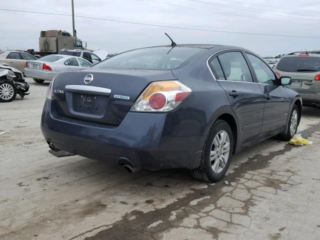 1N4CL2AP0AC123024 - 2010 NISSAN ALTIMA HYB GRAY photo 4