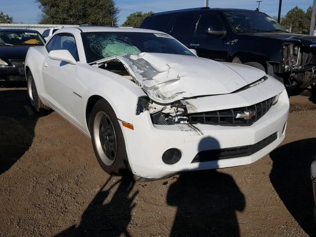 2G1FA1E34D9118797 - 2013 CHEVROLET CAMARO LS WHITE photo 1