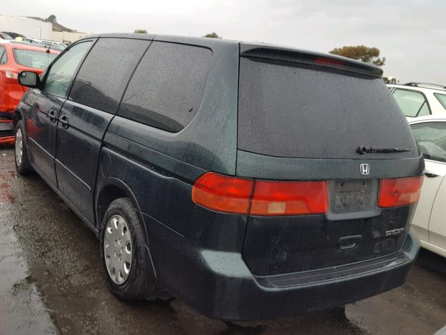 2HKRL1854XH514340 - 1999 HONDA ODYSSEY LX GREEN photo 3