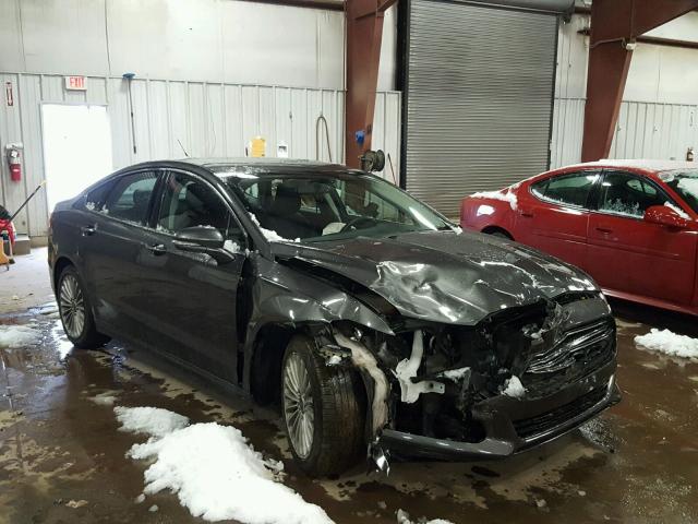 3FA6P0K97GR326069 - 2016 FORD FUSION TIT GRAY photo 1