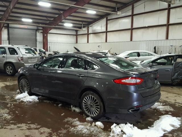 3FA6P0K97GR326069 - 2016 FORD FUSION TIT GRAY photo 3