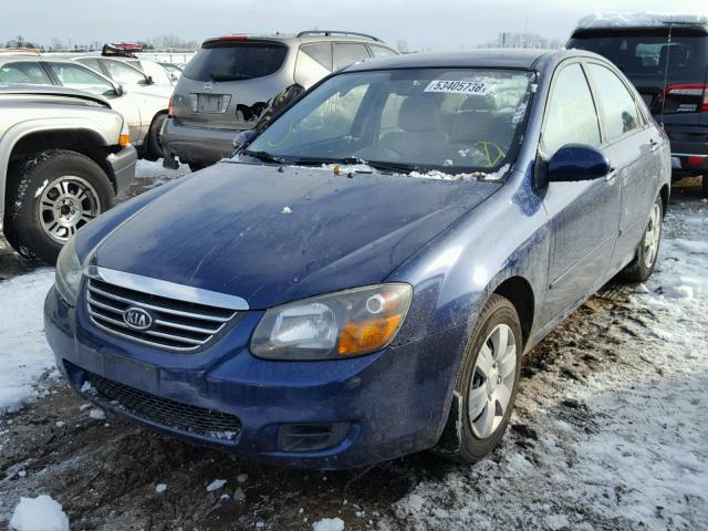 KNAFE222995636659 - 2009 KIA SPECTRA EX BLUE photo 2