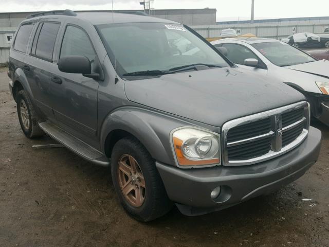 1D4HB48N65F596372 - 2005 DODGE DURANGO SL GRAY photo 1