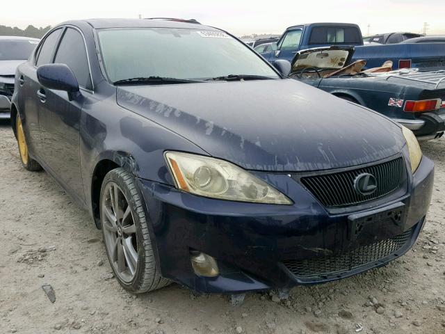 JTHBK262985061609 - 2008 LEXUS IS 250 BLUE photo 1