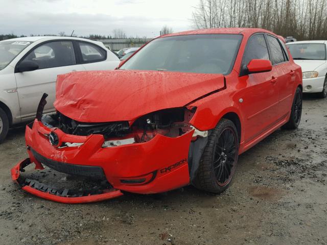 JM1BK34L781834796 - 2008 MAZDA SPEED 3 Қызыл фото 2