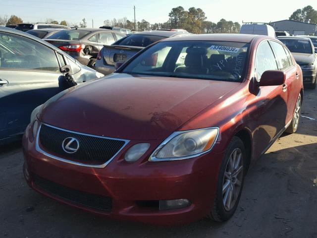 JTHBH96S265007279 - 2006 LEXUS GS GENERAT RED photo 2