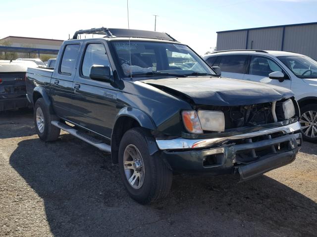 1N6ED27T9YC370005 - 2000 NISSAN FRONTIER C GREEN photo 1